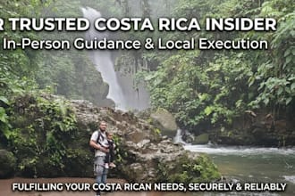 be your local expert and in person concierge in costa rica