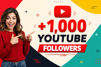 increase your youtube audience with 1,000 quality followers