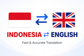 translate english to indonesia or indonesia to english manually