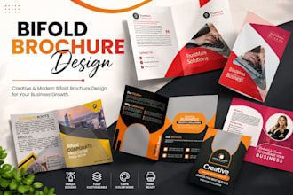 design modern corporate brochure and company profile