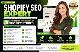 optimize your shopify store SEO to boost traffic, rankings and sales