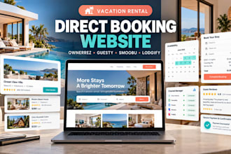 create direct booking website vacation rental ownerrez guesty smoobu lodgify