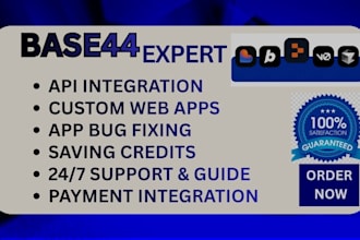 base44 expert base44 website app developer build base 44 app base44 integration