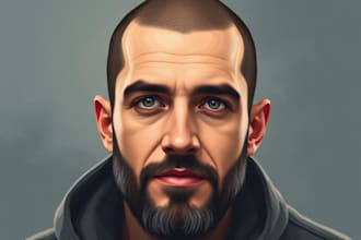 paint your photo into amazing vector portrait art