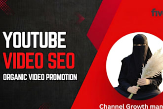 do youtube video SEO and promotion for organic growth