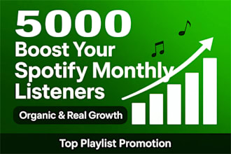 do real spotify monthly listeners to your playlist artist