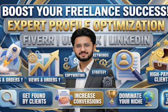 turn your fiverr, upwork,linkedin profile into client magnet