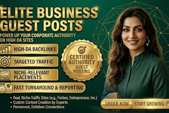 provide SEO guest posting on high authority guest posts
