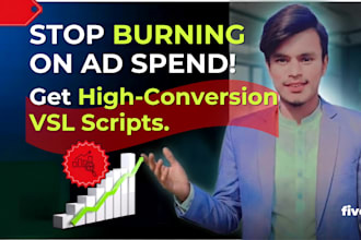 write a high converting vsl script and sales copy