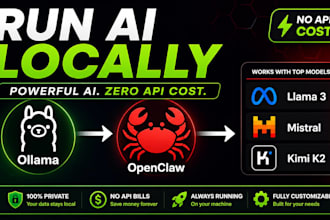 setup openclaw with ollama free ai models on vps, mac mini or local