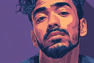 paint a any photo to vector art portrait