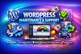 do wordpress maintenance and updates