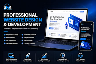 design and develop responsive buisness website