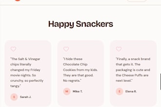 make simple websites for small startup not very professional