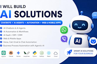 develop ai powered web, mobile and automation applications
