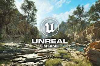 develop a high quality 3d game using unreal engine with gameplay mechanics