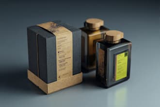 artistic pouch and packaging