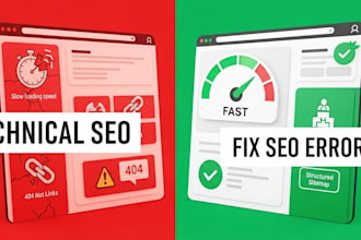 do technical SEO audit and fix website issues