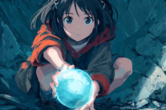 draw anime art and illustration