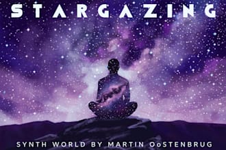 cinematic album cover art for music and vinyl