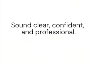 rewrite your english to sound clear and professional