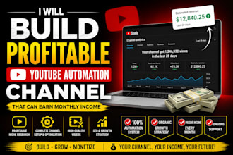 build a profitable youtube automation channel that can earn monthly income