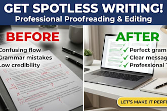 proofread and edit your english text