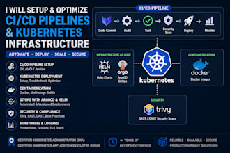 build devops ci cd pipeline with docker kubernetes and gitops