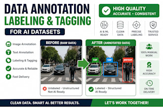 do data annotation, labeling, and tagging for ai datasets