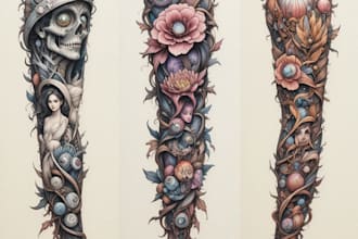 design professional creative tattoo design