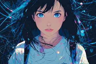 draw anime art and illustration