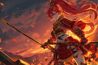 draw oc or fanart in anime style