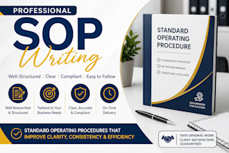 write sops, policies, and document control frameworks