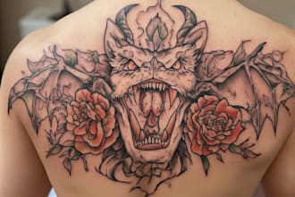 design professional tattoo and custom tattoo