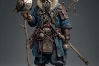 fantasy character art and fantasy character art