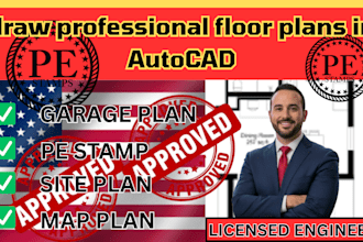draw floorplan in autocad
