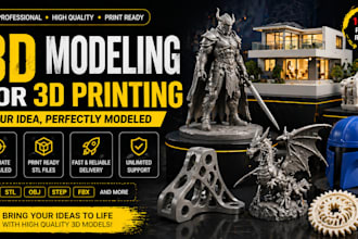 make 3d models for 3d printing