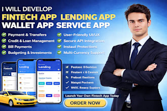 develop fintech app lending app wallet app service app