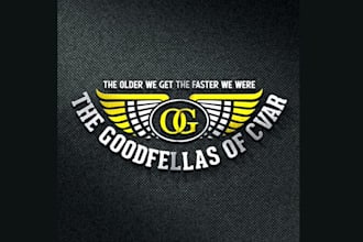 design vintage road course racing logo