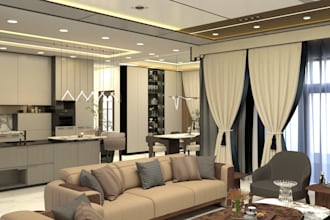 create realistic 3d interior renders for your home