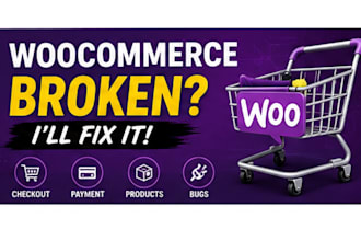 fix woocommerce checkout, cart, payment and product issues