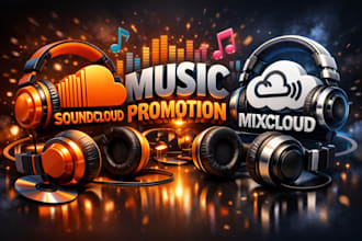 do organic soundcloud and mixcloud music promotion for tracks