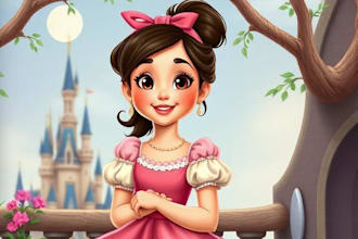 pait yourself a beautiful disney style portrait