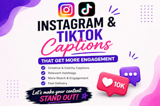 create engaging instagram and tiktok captions using ai