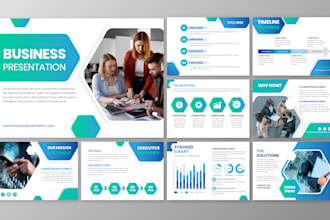 design professional pitch deck and business PPT presentation