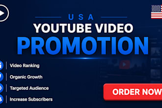 do USA youtube USA video promotion targeted real audience