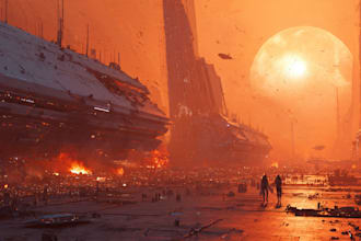 design sci fi illustration and sci fi sci fi illustration