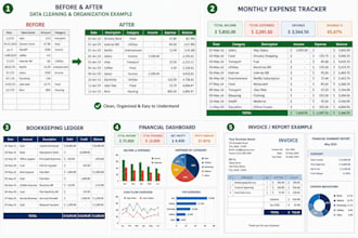 do bookkeeping, accounting, excel data entry