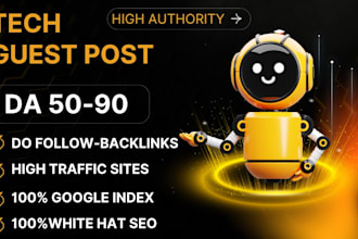do tech guest post with technology backlinks on high da USA,UK tech blog
