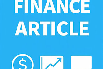 write a 1000 word SEO article on money and finance